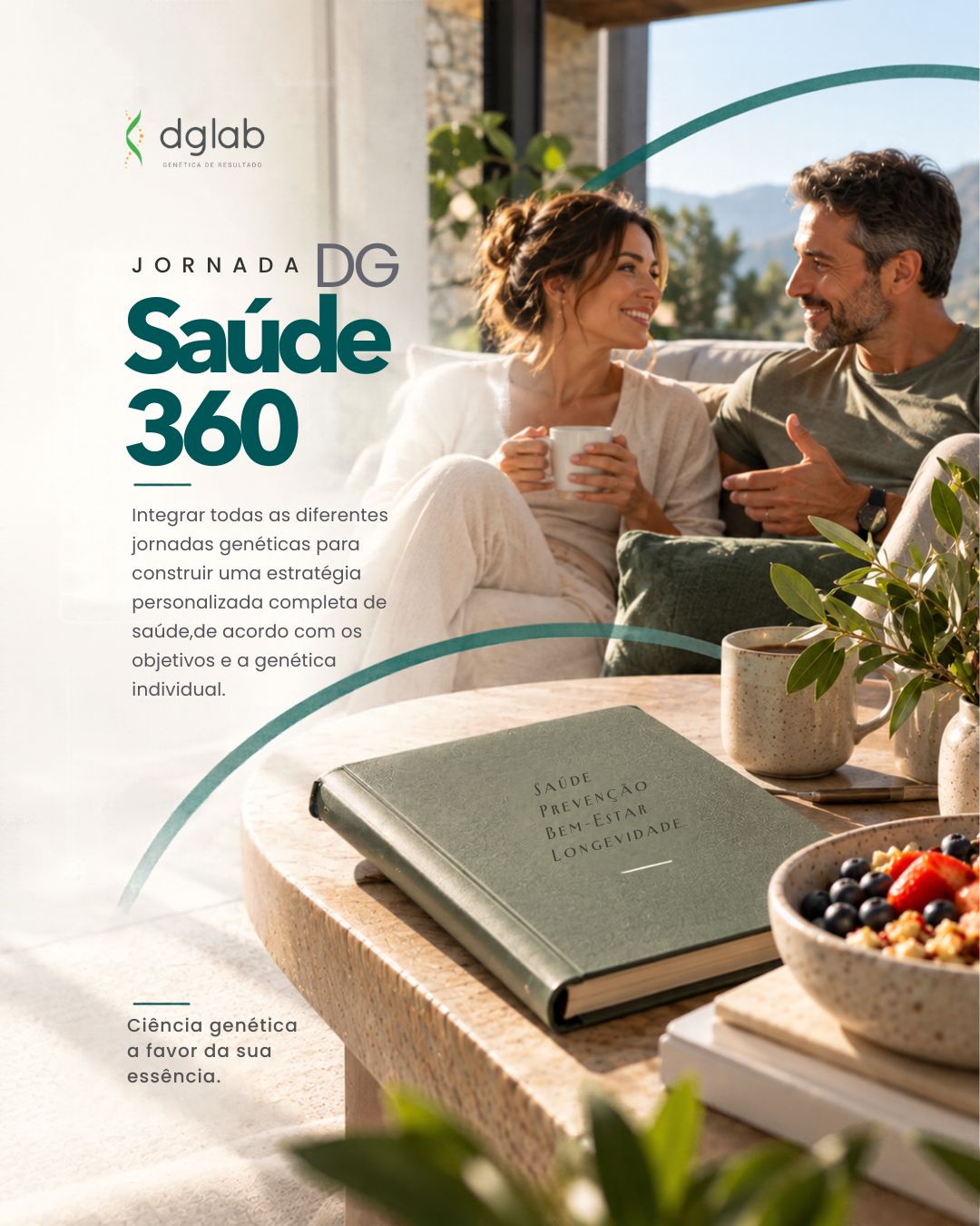 Arte oficial da Jornada DG Saúde 360