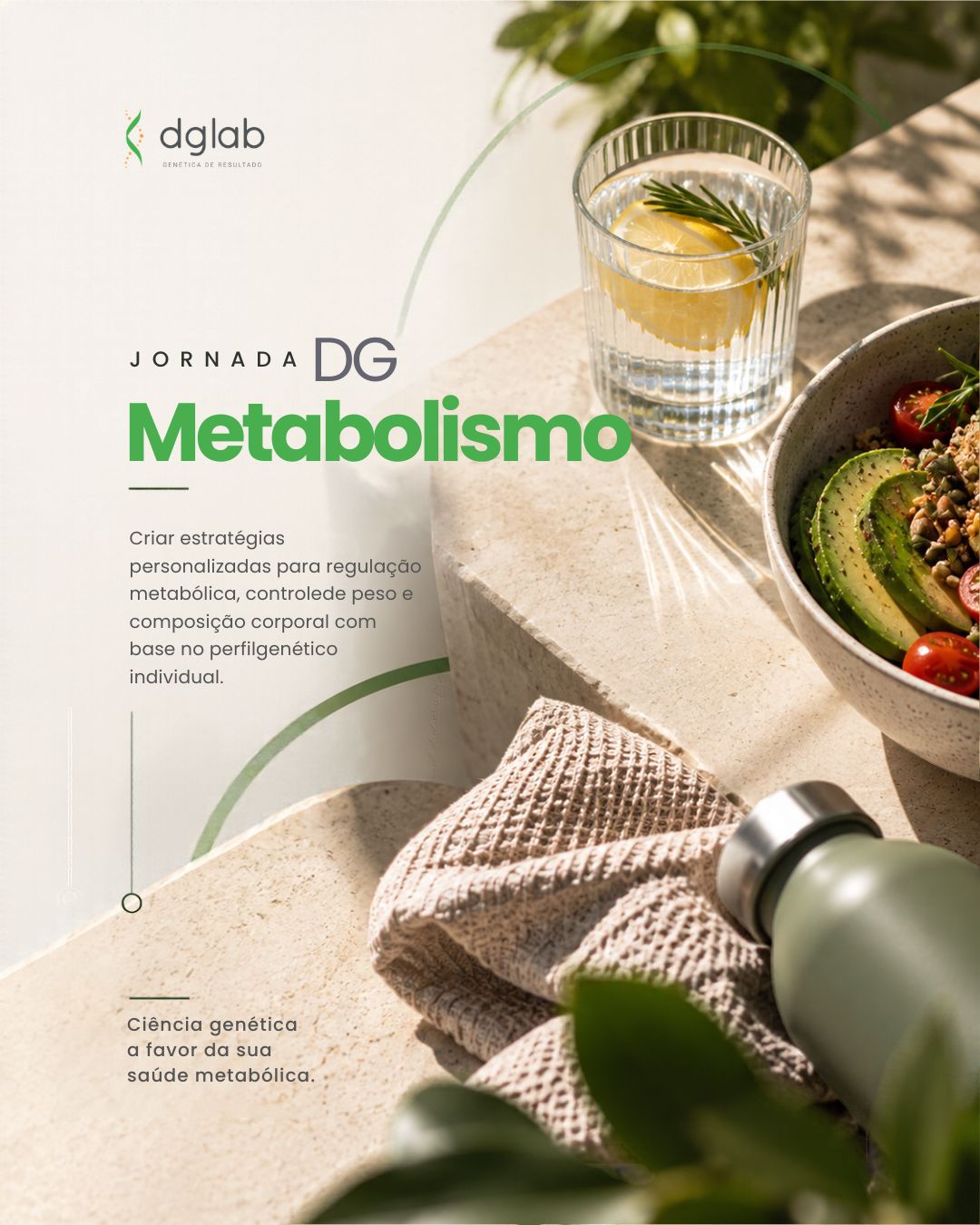 Arte oficial da Jornada DG Metabolismo