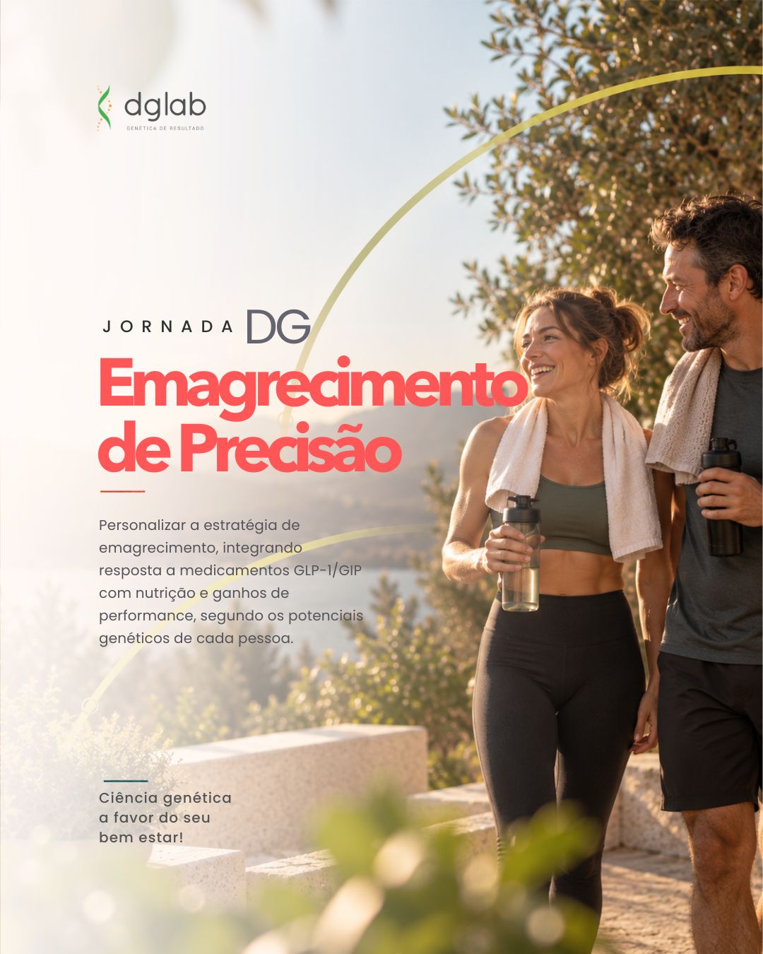 Arte oficial da Jornada DG Emagrecimento de Precisão